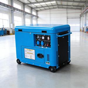 เครื่องกำเนิดไฟฟ้าดีเซลแบบเงียบพิเศษ 3KW 20kw พร้อมล้อ, ATS, เสียงเบา, ทองแดงทั้งหมด, สำหรับใช้ในบ้านและนอกบ้าน, 110V/380V, 50/60Hz 5KW - Product Image 1
