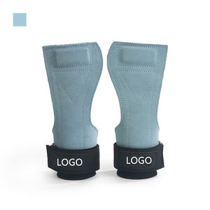 Inek derisi jimnastik Palm koruyucu el sapları özel Logo el sapları halter renkli Palm yastıklı kaldırma eldiven - Product Image 5