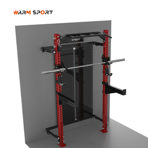 Équipement de gymnastique à domicile multifonctionnel Rack pliable et réglable Rack à squat mural - Product Image 2