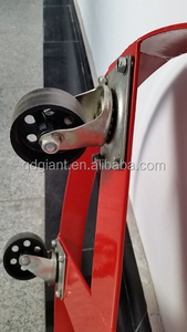 Carretilla para bidones de aceite de alta resistencia con ruedas giratorias y estructura de acero para talleres y garajes - Product Image 6