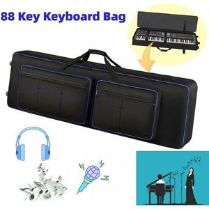 Étui pour clavier à 88 touches avec roulettes, sac de transport pour piano avec poignées et bretelles, fabriqué en usine BSCI - Product Image 2