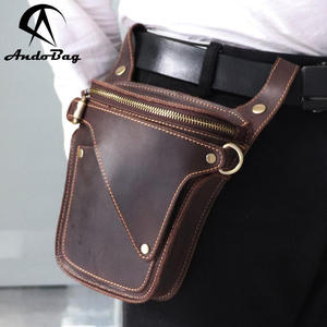กระเป๋าคาดเอวหนังแท้สไตล์วินเทจ AndoBag รุ่น Crazy Horse สำหรับผู้ชาย กระเป๋าสะพายข้างอเนกประสงค์สำหรับขี่มอเตอร์ไซค์ ใส่โทรศัพท์ได้ รุ่น 3180 - Product Image 1