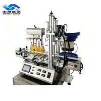 Machine de dosage et de bouchage de liquides en flacon, tout-en-un, semi-automatique, de type PC de bureau, équipement de remplissage de liquides