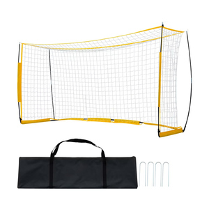 But de football portable de 12x6 pieds avec sac de transport facile pour équipement d'entraînement d'arrière-cour filet de but de football pour tout-petits - Product Image 5