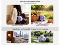 Jouet en peluche AI, poupée parlante AI pour enfants, apprentissage de l'histoire, conversation vocale, cadeau familial, robot de service en silicone