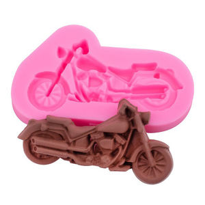 Irregular estilo americano motocicleta forma DIY silicona pastel <span class=keywords><strong>Fondant</strong></span> decoración molde - Product Image 6