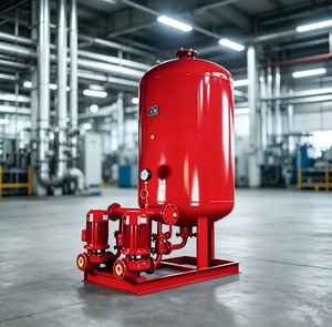 ระบบเพิ่มแรงดันน้ำ HVAC แบบแรงดันคงที่พร้อมใบพัดแบบ SS ชุดปั๊มแนวตั้งคู่ ควบคุมอัตโนมัติ มอเตอร์ทองแดง 100% - Product Image 1