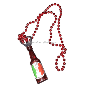 Collier de perles personnalisé HLC avec drapeaux italiens, <span class=keywords><strong>d</strong></span>écorations amusantes, fournitures <span class=keywords><strong>pour</strong></span> fêtes de carnaval, cadeaux promotionnels - Product Image 1