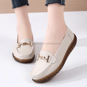 Autumn New Style Hollow Design Women's Large Size <b>Soft</b>-Soled <b>Shoes</b> Slip-on Breathable Non-Slip <b>Shoes</b> for Elderly Mothers - Product Image 2