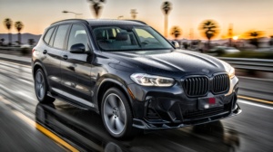 Kit de Carrocería de Alta Calidad Estilo AE, Labio Delantero para <span class=keywords><strong>BMW</strong></span> X3 <span class=keywords><strong>X4</strong></span> G01 LCI 2021 - Product Image 3