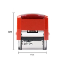 Bonne qualité Trodat 4911 timbres auto-encreurs bureau en caoutchouc automatique timbre en caoutchouc Machine 14*38mm