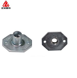 Écrous en t à insertion de fil de bois personnalisé, usine de chine, écrous en T 3/8 5/16 <span class=keywords><strong>M8</strong></span> M10, écrou en t à quatre griffes en acier inoxydable - Product Image 1