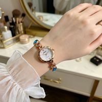 Montre à quartz JINSIY en alliage pour femmes, style coréen, écologique, en forme de cœur, pour étudiantes