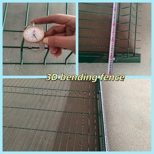 Recinzione in Rete Metallica Saldata 3D Curvata Rivestita in <span class=keywords><strong>PVC</strong></span> con Palo a Pesco, Recinzione Esterna 3D Saldata di Alta Qualità Rivestita in <span class=keywords><strong>PVC</strong></span> - Product Image 2