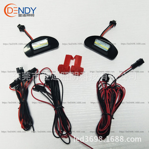 Dendy Led Rearview Mirror Welcome Light Blue White For Toyota Previa <b>Car</b> <b>Interior</b> Lighting - Product Image 3