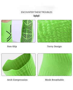 Calcetines de Fútbol para Hombre, de Secado Rápido, Antideslizantes, de Poliéster y Algodón, con Logotipo Personalizado, Marca <span class=keywords><strong>Glacier</strong></span>, Más Vendidos - Product Image 6