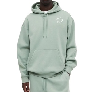 Fournisseur de survêtements en molleton, ensembles de sweats à capuche, logo personnalisé, haute qualité, molleton lourd, sweat à capuche en coton surdimensionné pour hommes - Product Image 1