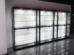 Vitrine <span class=keywords><strong>murale</strong></span> cosmétique multifonctionnelle à vision complète, verrouillable, présentoir à <span class=keywords><strong>bijoux</strong></span>, éclairage LED, <span class=keywords><strong>armoire</strong></span> à curiosités, jouets - Product Image 3