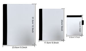 Cahier de portefeuille à sublimation en toile écologique A4, pages rechargeables vierges pour la conception et les cadeaux personnalisés - Product Image 4