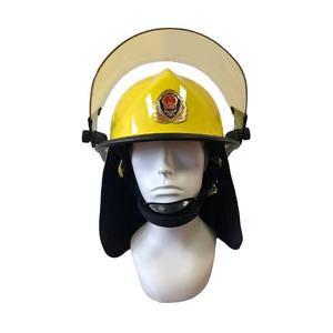 消防士ヘルメットCE Bullardイエローファイティングプロテクション - Product Image 1