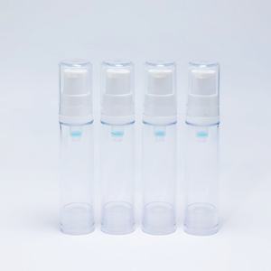 5ml 10ml clear White Empty Airless Lotion Pump Set Plastic <b>Sunscreen</b> Cream Emulsion <b>Spray</b> Travel Bottles Bottle with Box - Product Image 6
