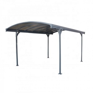 Garages Auvents & Amp Carports avec Gouttière Carport En Aluminium Plaque Polycarbonate Toit Matériau De Toiture - Product Image 1