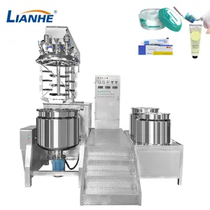 Face Cream Body Lotion Electrical Heating Lotion soap Mixing equipment emulsifying machine for cosmetics homogenize machine