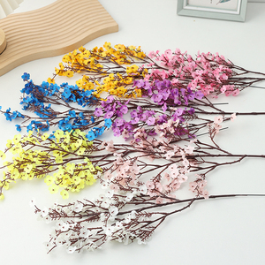 Produttori di <span class=keywords><strong>capelli</strong></span> lisci neve artificiale piena di stella vaso per interni decorazione floreale strada all'aperto accessori a fila di fiori - Product Image 1