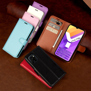 Para vivo X100 TPU PU cuero Flip Wallet Phone Case, Flip Magnetic Leather TPU Cover para Vivo S18/S18Pro/ V30/ <span class=keywords><strong>V30Pro</strong></span> - Product Image 2