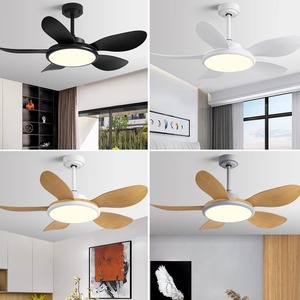 Nordic <b>Ceiling</b> <b>Fan</b> With Led Light 5 Blade For Living Room Bedroom - Product Image 1