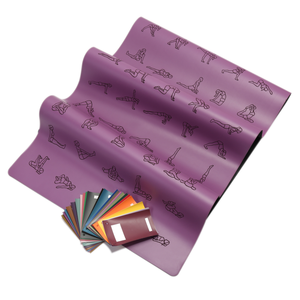 Tapis de <span class=keywords><strong>yoga</strong></span> pliable en caoutchouc naturel PU antidérapant 4 mm avec logo personnalisé Tapete De Decoration <span class=keywords><strong>Yoga</strong></span> - Product Image 4
