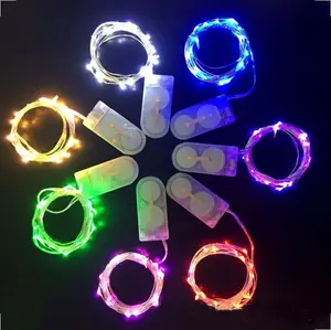 1米led萤火虫灯DIY礼品装饰电池供电防水银线串可爱圣诞灯led
