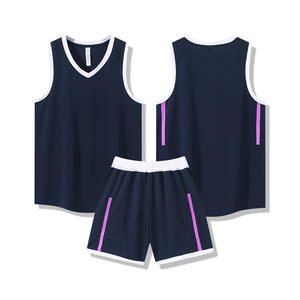 Débardeur de basket-ball personnalisé de qualité supérieure-Tricoté décontracté 100% coton respirant paquet de commande de l'équipe - Product Image 4