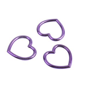 Guangzhou Zinc Alloy Rainbow <b>Heart</b>-shaped Ring Buckle Garment Handbag Accessories Ruixing RX-010F-1 - Product Image 1