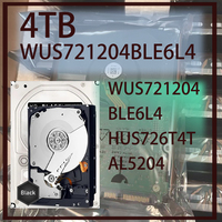 Disque dur d'entreprise pour la surveillance WUS721204BLE6L4 4 To 7200 tr/min 256 Mo de cache SATA 6 Gbit/s 3,5 pouces pour serveur et stockage de centre de données