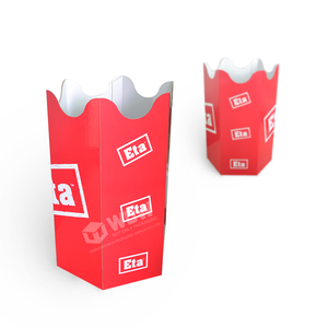 Hình lục giác hình dạng có thể gập lại thân thiện với môi tông bán hàng hiển thị đứng Dump Thùng hiển thị đứng - Product Image 4