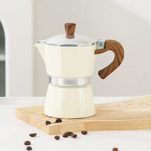Personnaliser Logo OEM Classique Premium Tube Moka Maker Italiana 1 3 <span class=keywords><strong>6</strong></span> <span class=keywords><strong>Tasses</strong></span> Aluminium Espresso Moka Pot <span class=keywords><strong>Cafetière</strong></span> - Product Image 2