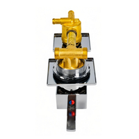 Robinet de Douche Carré en Laiton 2/3/4/5 Voies, Mitigeur de Douche pour Salle de Bain