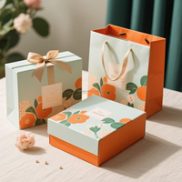 Caja de regalo de té con acabado mate de lujo, papel de cartón elegante de alta calidad, ventaja UV, embalaje de presentaciones industriales en relieve