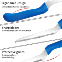 Couteau à pain en acier inoxydable de vente chaude poignée en plastique PP couteau à pain qualité et quantité sont garanties