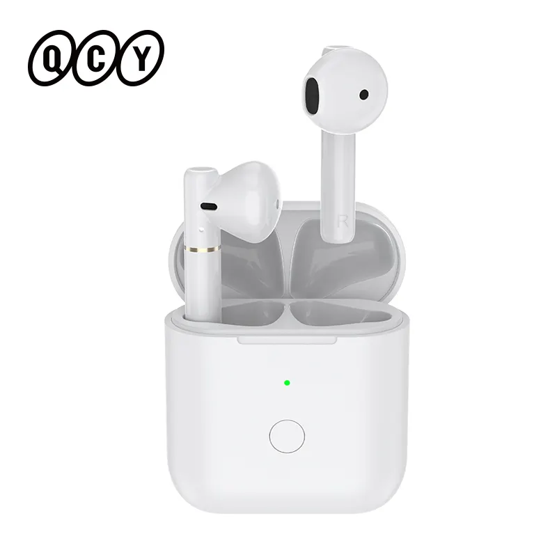 QCY T8 Earphone Semi-in-ear Wireless TWS Dual Connection Headphone Hall Magnetic Earbuds with Microphone Headset