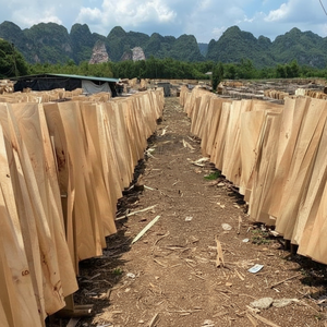 Feuilles de placage de garantie de 1.7mm / 1.8mm / 2.0mm d'épaisseur de vente en gros d'eucalyptus Matériau stable Placage de noyau vietnamien rentable - Product Image 1