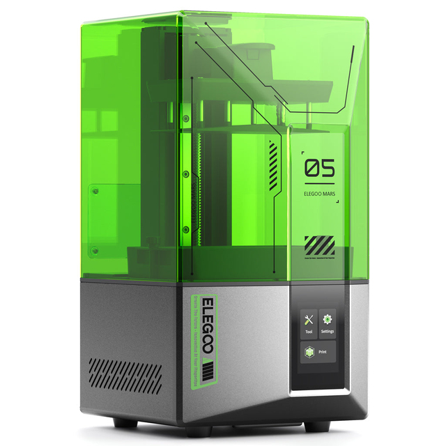 For Mars 5 4K Desktop Resin 3D Printer with USB Connectivity for Maker Workshop Small Batch Printing and Model Production