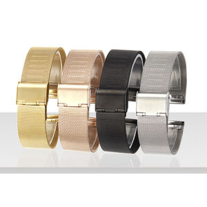 <span class=keywords><strong>Bracelet</strong></span> de <span class=keywords><strong>montre</strong></span> universel Milanese 0.4 Line 18mm 20mm 22mm Argent Or Acier inoxydable <span class=keywords><strong>Bracelet</strong></span> de remplacement pour <span class=keywords><strong>montre</strong></span> intelligente - Product Image 2