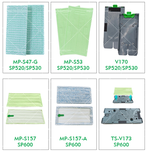 Spazzola <span class=keywords><strong>per</strong></span> <span class=keywords><strong>pavimenti</strong></span> lavabile bagnata e asciutta Mop in panno morbido <span class=keywords><strong>per</strong></span> Vorwerk Kobold SP520 SP530 SP 520/530 aspirapolvere Mop Pad parti accessorie - Product Image 5