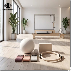 Kit de Barra de <span class=keywords><strong>Pilates</strong></span> Portátil con Bandas de Resistencia, Set de Yoga y <span class=keywords><strong>Pilates</strong></span> Profesional con Logotipo Personalizado para Ejercicios de Glúteos y Piernas - Product Image 3
