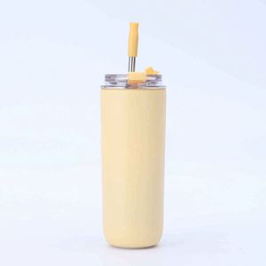 Stainless Steel Tumbler With Straw Vacuum Insulated Travel Mug Minimalist Design Multiple Colors Available - Product Image 6
