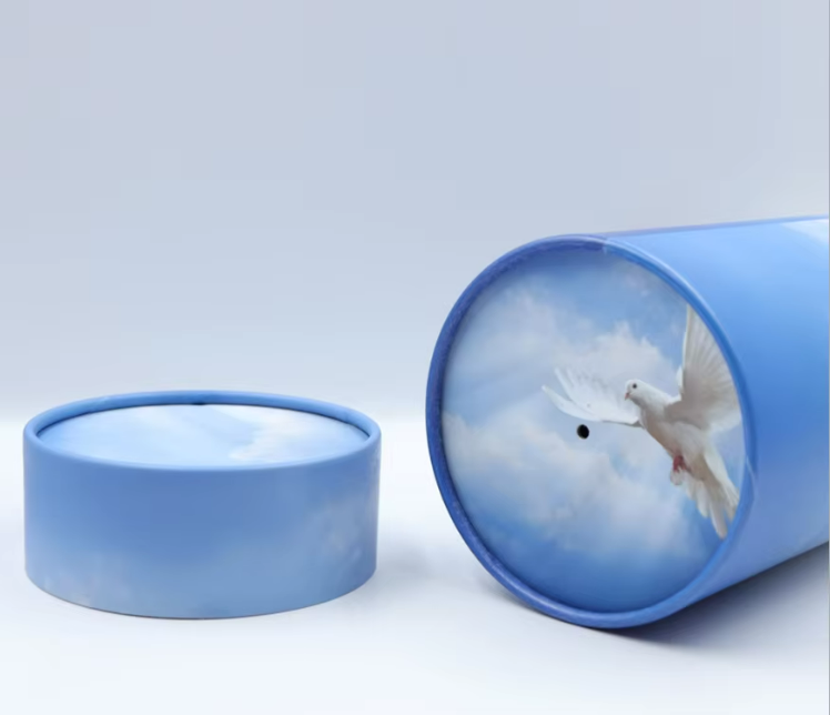 cardboard cremation urn