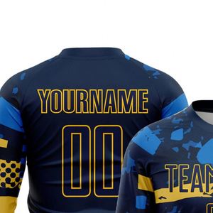 Graphic <b>Long</b> Sleeve Soccer Jersey Football Athletic Shirt Breathable Quick Dry Performance <b>Match</b> Training Uniform for Men Teams - Product Image 5
