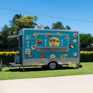 Chariot de restauration pour le commerce extérieur, chariot multifonctionnel, stand de marché nocturne, barbecue, friteuse, boissons froides, thé au lait, glaces - Product Image 6